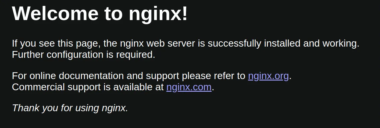 nginx